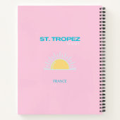 St. Tropez, Frankrijk, Preppy, Roze Notitieboek (Achterkant)