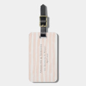St. Tropez huwelijksbestemming Bagagelabel (Voorkant verticaal)