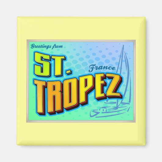 ST. TROPEZ MAGNEET (Voorkant)
