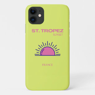 St. Tropez, Preppy, Green Case-Mate iPhone Case
