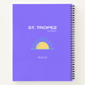 St. Tropez, Sunset, Paars Notitieboek (Achterkant)