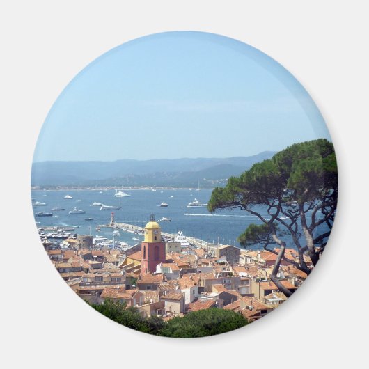 st-tropez uitzicht magneet (Voorkant)