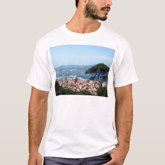 st-tropez uitzicht t-shirt (Voorkant)