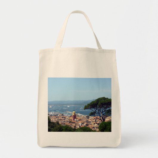 st tropez uitzicht tote bag (Voorkant)
