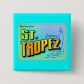 ST. TROPEZ VIERKANTE BUTTON 5,1 CM (Voorkant)