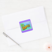 ST. TROPEZ VIERKANTE STICKER (Envelop)