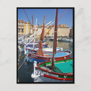 st-tropez zeilboten briefkaart