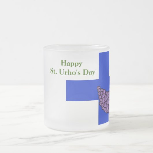 St. Urho Beer Mok Grasshopper in wijnglas (Center)