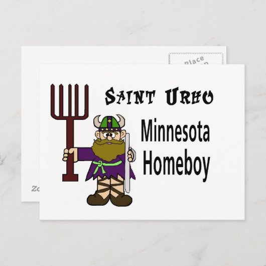 St. Urho Briefkaart (Voorkant / Achterkant)