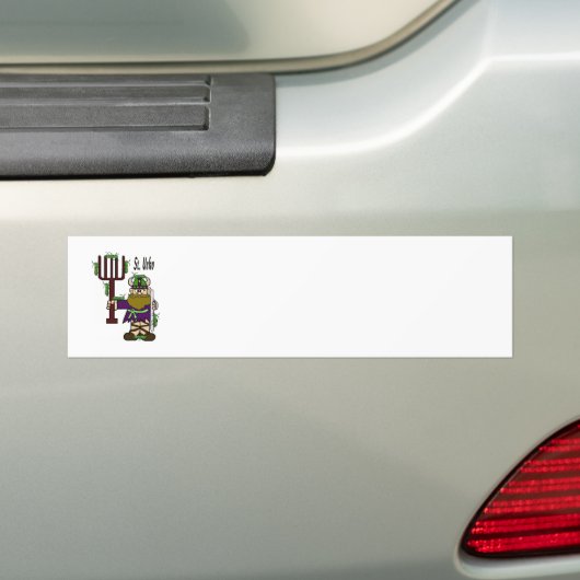 St. Urho Bumpersticker - Pas het aan! (Op auto)
