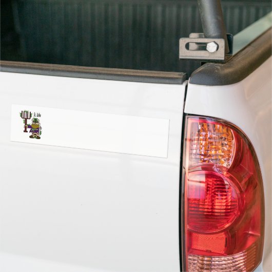 St. Urho Bumpersticker - Pas het aan! (Op Truck)