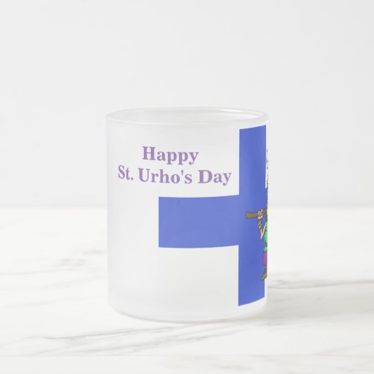 St. Urho Fins Vlag Vrede Grasshopper Bier Mok (Center)