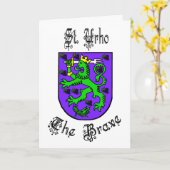 St. Urho Het dappere alternatieve feiten Wenskaart Kaart (Gele Bloem)