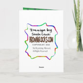 St. Urho het Wenskaart van het Verhaal past het Kaart (Achterkant)