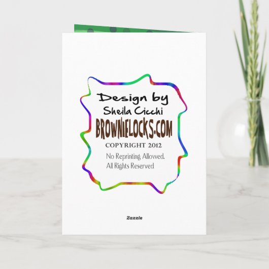 St. Urho het Wenskaart van het Verhaal past het Kaart (Achterkant)