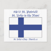 St. Urho is het Man Briefkaart (Voorkant)