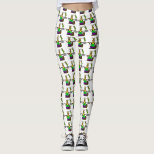 St. Urho met Grasshopper op Pitchfork Leggings