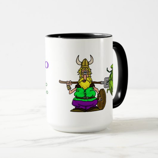 St. Urho "Stick it" Mok (Voorkant rechts)