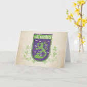 St. Urho wapenschild - Kaart (Gele Bloem)