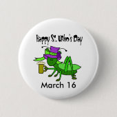 St. Urho's Day Button (Voorkant)