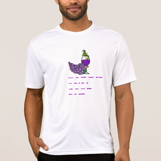 St. Urho's Day Morse Code T-shirt Ver. 4 (Voorkant)
