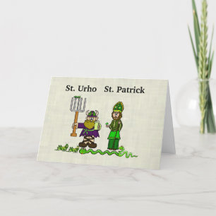 St. Urho's Day & St. Patrick's Day Card Kaart