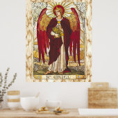 St. Uriel de Archangel de Saint Poster (Keuken)