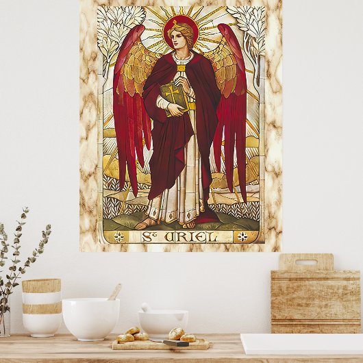 St. Uriel de Archangel de Saint Poster (Keuken)