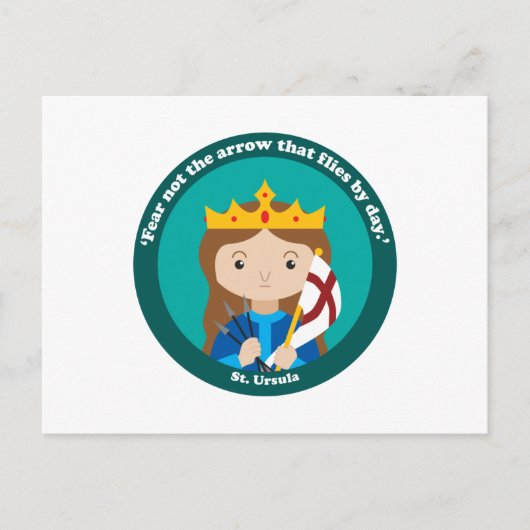 St. Ursula Briefkaart (Voorkant)