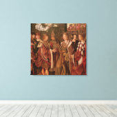 St. Ursula en Prince Etherius Canvas Afdruk (Insitu (Houten vloer))