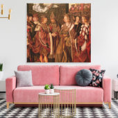 St. Ursula en Prince Etherius Canvas Afdruk (Insitu (Woonkamer))