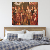 St. Ursula en Prince Etherius Canvas Afdruk (Insitu (Slaapkamer))