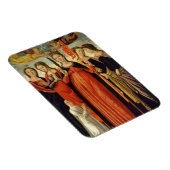 St. Ursula en Vier Zagen (tempera op paneel) Magneet (Rechterzijde)