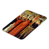 St. Ursula en Vier Zagen (tempera op paneel) Magneet (Linkerzijde)