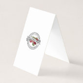 St. Valentijn Blessed Virgin Rosary Prayer Visitekaartje (Achterkant)