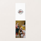 St. Valentijn Blessed Virgin Rosary Prayer Visitekaartje (Buitenkant ongevouwen)