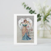 St. Valentijn de Cupido van de Groet Feestdagenkaart (Staand voorkant)