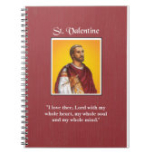 St. Valentijn Feestdag Notitieboek (Voorkant)