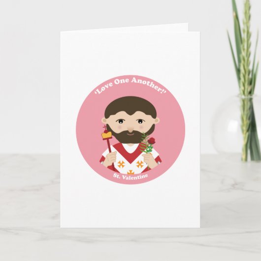 St. Valentijn Feestdagen Kaart (Voorkant)