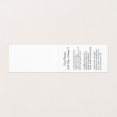 St. Valentijn Glas in lood Kaarten met Gebed (Binnenkant ongevouwen)