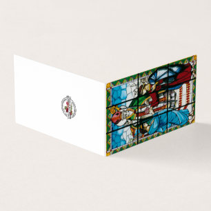 St. Valentijn Glas in lood Kaarten met Gebed