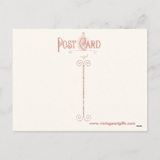 St. Valentijn Groet Briefkaart (Achterkant)