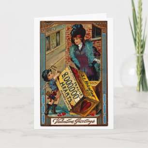 St. Valentijn Krat Feestdagen Kaart