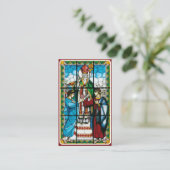 St. Valentijn Prayer Poem Religious - Heilige Kaar Visitekaartje (Staand voorkant)