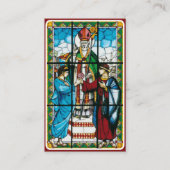 St. Valentijn Prayer Poem Religious - Heilige Kaar Visitekaartje (Voorkant)