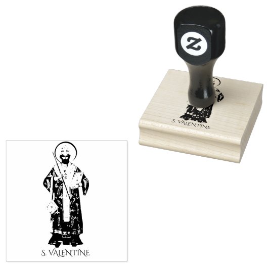 St. Valentijn priester bisschop Rubberstempel (Gestempeld)
