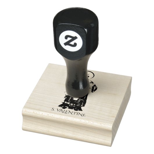 St. Valentijn priester bisschop Rubberstempel (Stempel)