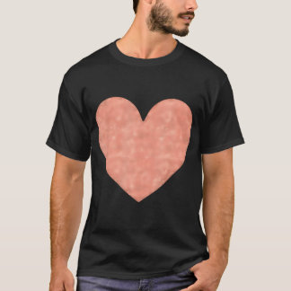 St Valentijnsdag Faux Roos Gold Heart T-shirt