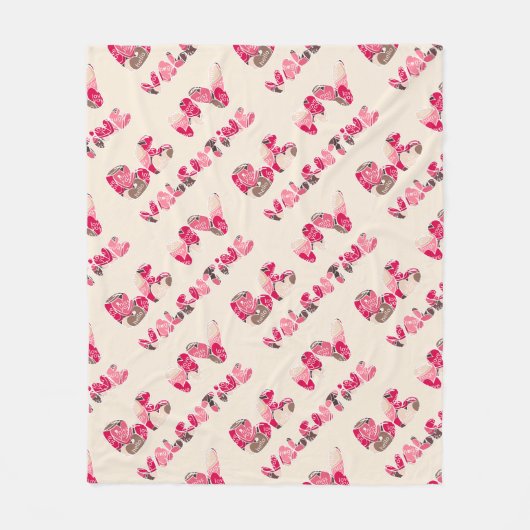 St. Valentijnsdag. Fleece Deken (Voorkant)