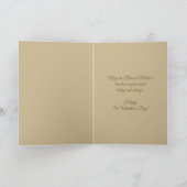 St. Valentijnsdag Gezegende Maagd Maria Floral Feestdagen Kaart (Binnen)